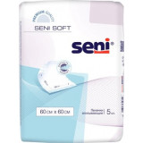 Seni soft пеленка гигиеническая впитывающая 5 шт 60х60см