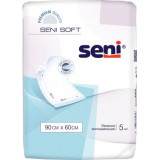 Seni soft пеленка гигиеническая впитывающая 5 шт 90х60см