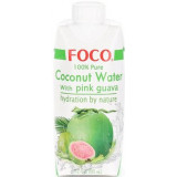 Foco вода кокосовая 330мл розовой гуавы