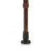 Трость телескопическая с ортопедической рукояткой AMCT25, цвет: коричневый
