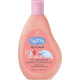 Bebble шампунь-гель детский от 1года для душа 2в1 250мл 1 шт с ароматом клубники