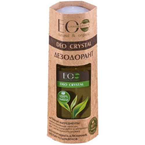 Ecolab дезодорант для тела deo crystal 50мл кора дуба/зеленый чай