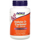 NOW Indole-3-Carbinol, Индол-3-Карбинол 200 мг капс 60 шт