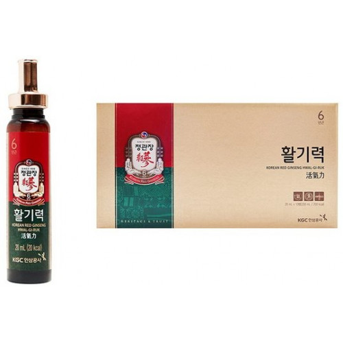 Korean red ginseng vital tonic напиток тонизирующий из корейского красного женьшеня 20мл 10 шт