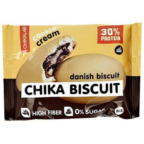 Chika Biscuit печенье с начинкой 50г бисквит датский