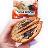 Chika Biscuit печенье с начинкой 50г бисквит яблочный штрудель