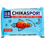 Chikalab chikasport шоколад молочный протеиновый без сахара 100г миндаль