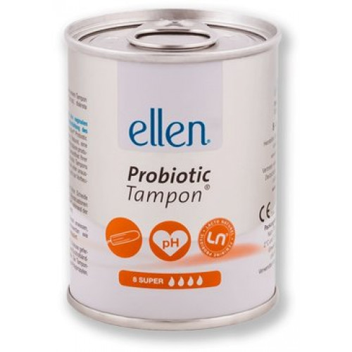 Ellen Тампоны с пробиотиками Super 8 шт