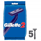 Одноразовая мужская бритва Gillette2 5 шт