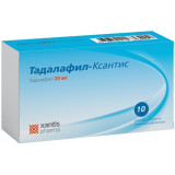 Тадалафил-Ксантис таб 20 мг 10 шт