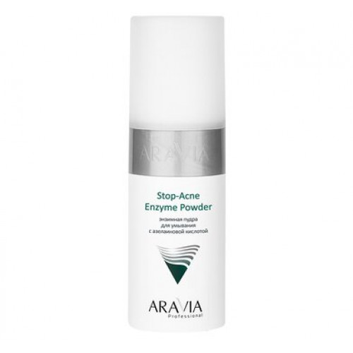 Энзимная пудра для умывания с азелаиновой кислотой Stop-Acne Enzyme Powder 150 мл ARAVIA Professional