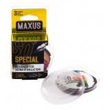 Презервативы точечно-ребристые Maxus air special 3 шт