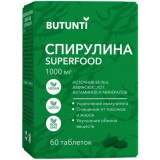 Спирулина 1000 мг таб 60 шт Butunti