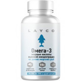 Layco Омега-3 жирные кислоты высокой концентрации капс 60 шт
