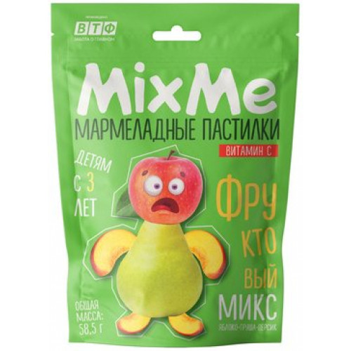 Витамин С пастилки мармеладные Фруктовый микс 58.5 г MixMe