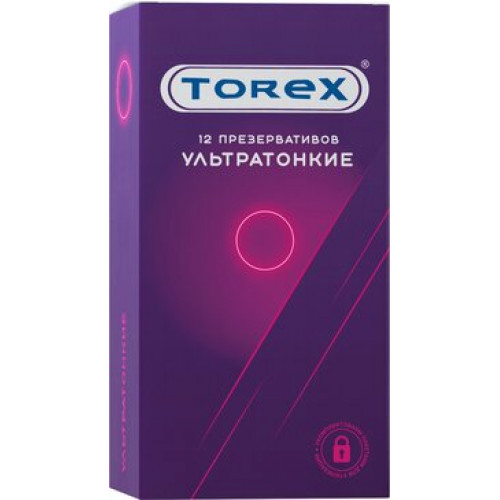 Презервативы ультратонкие 12 шт Torex