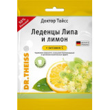 Доктор Тайсс Леденцы со вкусом липы и лимона + витамин С 75 г