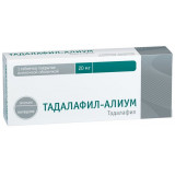 Тадалафил-Алиум таб 20 мг 1 шт
