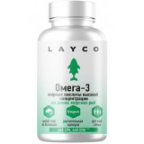 Layco Омега-3 жирные кислоты высокой концентрации, растительная капсула 60 шт