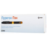 Пурегон-пэн ручка-инжектор для введения лек.средств 1 шт использовать только с р-ром пурегон