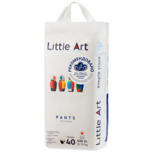 Little Art Трусики-подгузники детские р.XL 12-15 кг 40 шт