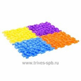 Тривес коврик массажный мягкий м-516 цветные камешки