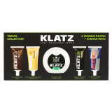 Klatz Travel collection Набор Зубная паста 20 мл 4 вкуса+Зубная нить Супер-мята 65м