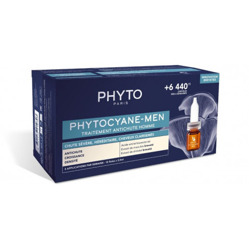 Фитосолба Фитоциан сыворотка для мужчин против выпадения волос 3.5 мл амп 12 шт