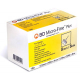 Иглы для шприц-ручки BD Micro-Fine Plus 0,30 мм (30G) x 8 мм одноразового использования 100 шт