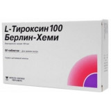 L-тироксин 100 берлин-хеми таб 100мкг 50 шт