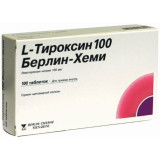 L-тироксин 100 берлин-хеми таб 100мкг 100 шт