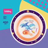 Lubby Тарелка глубокая на присоске, 6 мес+ 1 шт 13652