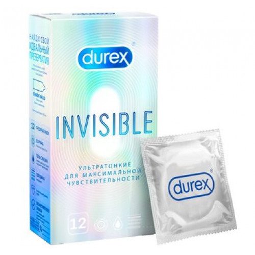 Презервативы Durex Invisible 12 шт