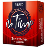 in Time RIBBED презервативы с ребрами 3 шт