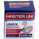 Master uni лейкопластырь катушка 4.0х500 на тканевой основе
