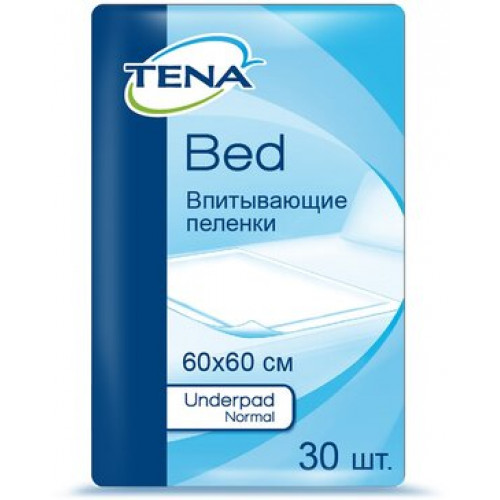 Простыни впитывающие TENA Bed Underpad Normal 60х60 см 30 шт