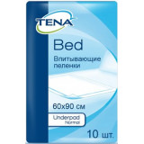 Tena bed underpad normal простыня впитывающая 60х90см 10 шт