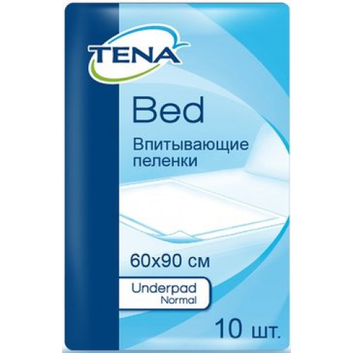 Tena bed underpad normal простыня впитывающая 60х90см 10 шт
