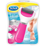 Scholl velvet smooth пилка для удаления огрубевшей кожи стоп электрическая роликовая розовая