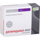 Дипиридамол-ФПО таб п/об пленочной 25мг 100 шт