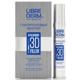 Librederm гиалуроновая коллекция филлер 3d крем для лица ночной 30мл