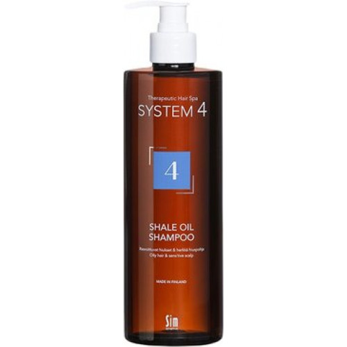 System 4 Shale Oil Терапевтический шампунь №4 для очень жирной и чувствительной кожи головы 500 мл