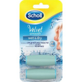 Scholl velvet smooth ролики сменные для водонепроницаемой пилки 2 шт средней жесткости