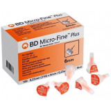 Иглы для шприц-ручки BD Micro-Fine Plus 0,25 мм (31G) x 6 мм одноразового использования 100 шт