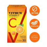 Витрум Витамин С жевательные таблетки со вкусом апельсина 30 шт