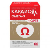 КардиоМ Омега-3 Форте для сердца и сосудов, 1000 мг, 60 капсул