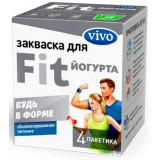 Vivo закваска fit-йогурт 0.5г пак. 4 шт
