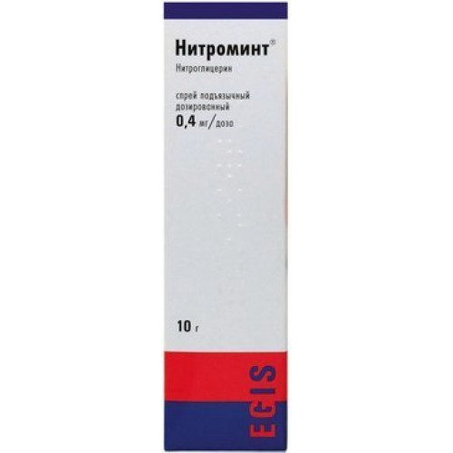 Нитроминт спрей подъязычный 0.4 мг/доза 180 доз
