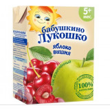 Бабушкино лукошко сок 5мес.+ осветленный 200мл тетрапак яблоко/вишня