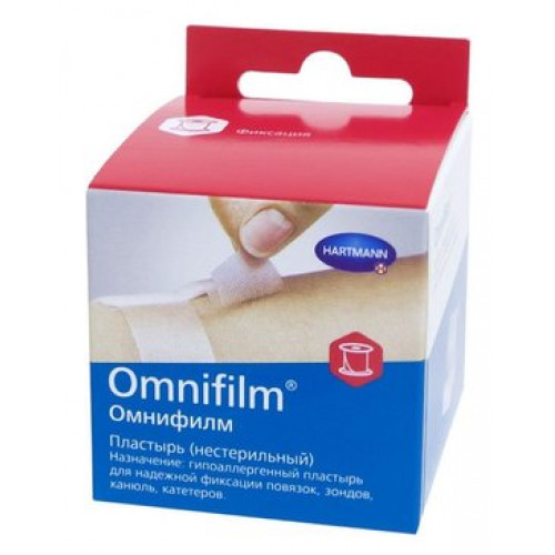 Omnifilm пластырь из прозрачной пленки 5x500см 1 шт